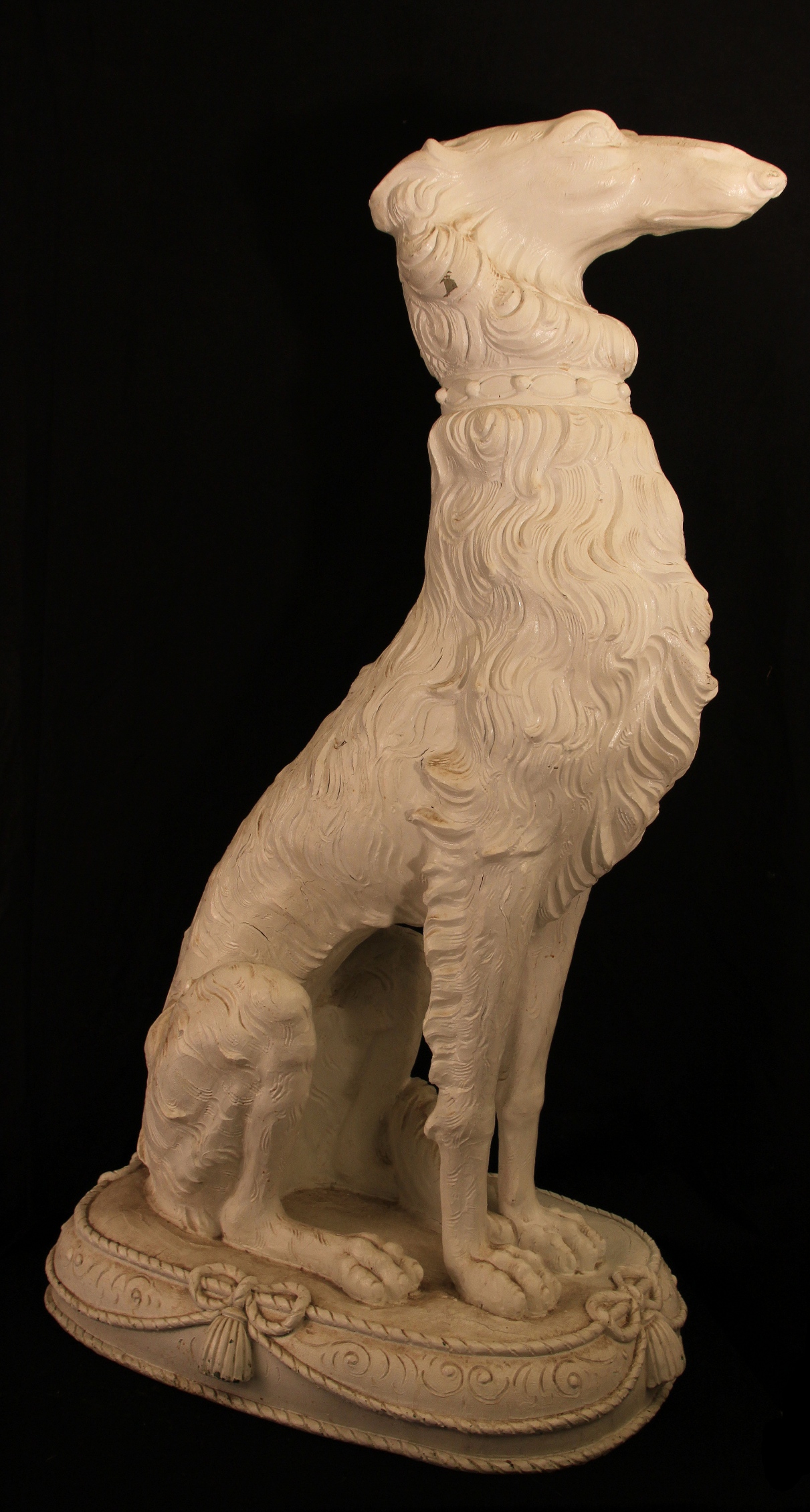 Click for larger image: papier-m?ch? Borzoi dogs - papier-m?ch? Borzoi dogs