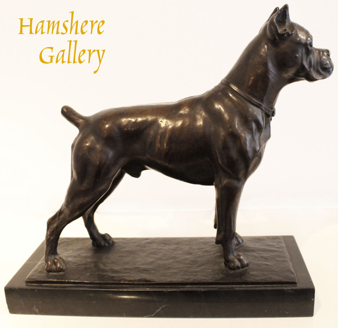 Click to see full size: Bronze of a Boxer by Johann Kurt Pflug (German, 1897-1956)- Bronze of a Boxer by Johann Kurt Pflug (German, 1897-1956)
