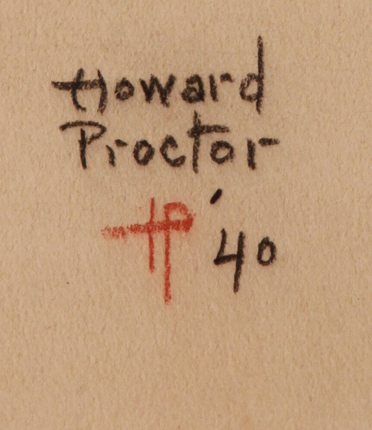 Click for larger image: Howard Proctor Signature - Howard Proctor Signature