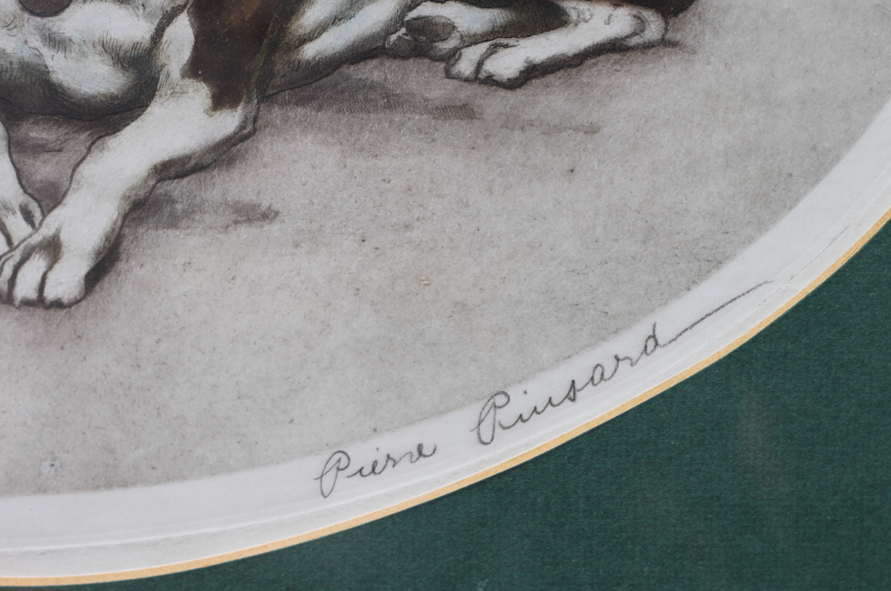 Click for larger image: French Bulldogs by Pierre Pinsard signature - French Bulldogs by Pierre Pinsard signature