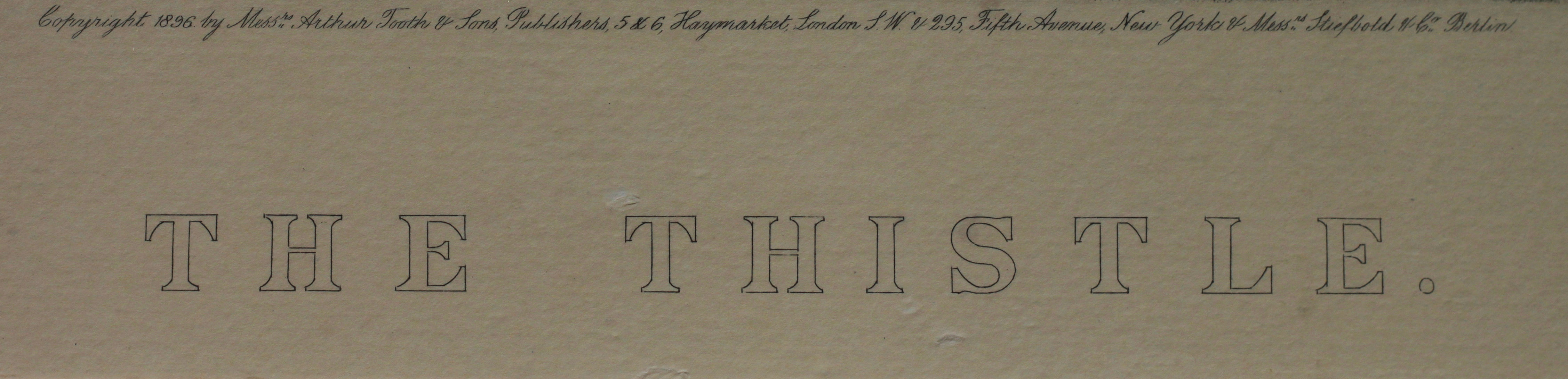 Click for larger image: Gordon Setter “The Thistle” photogravure after Thomas Blinks - Gordon Setter “The Thistle” photogravure after Thomas Blinks