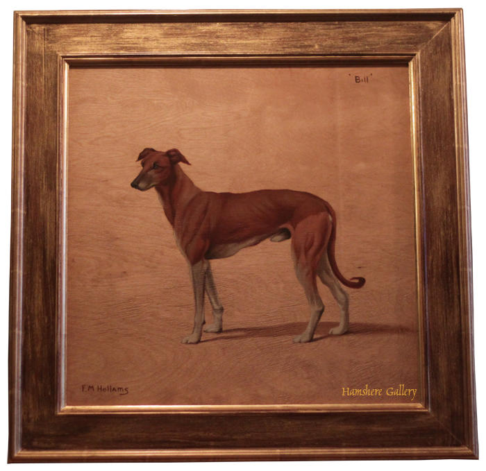 Click for larger image: Greyhound by Florence Mabel Hollams - Greyhound by Florence Mabel Hollams