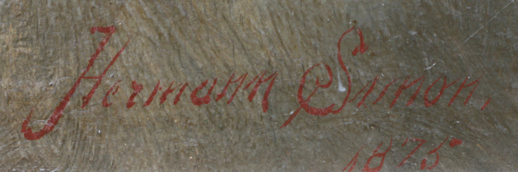 Click for larger image: Oil of the Spitz Spity by Hermann Gustave Simon - Oil of the Spitz Spity by Hermann Gustave Simon