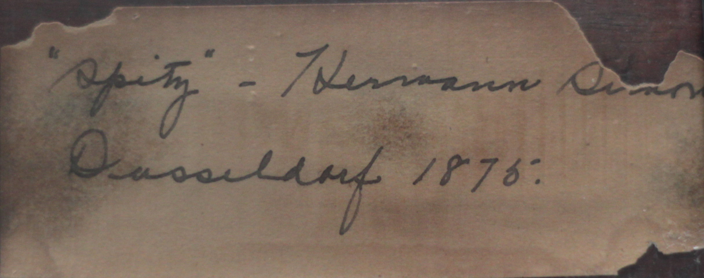 Click for larger image: Oil of the Spitz Spity by Hermann Gustave Simon - Oil of the Spitz Spity by Hermann Gustave Simon