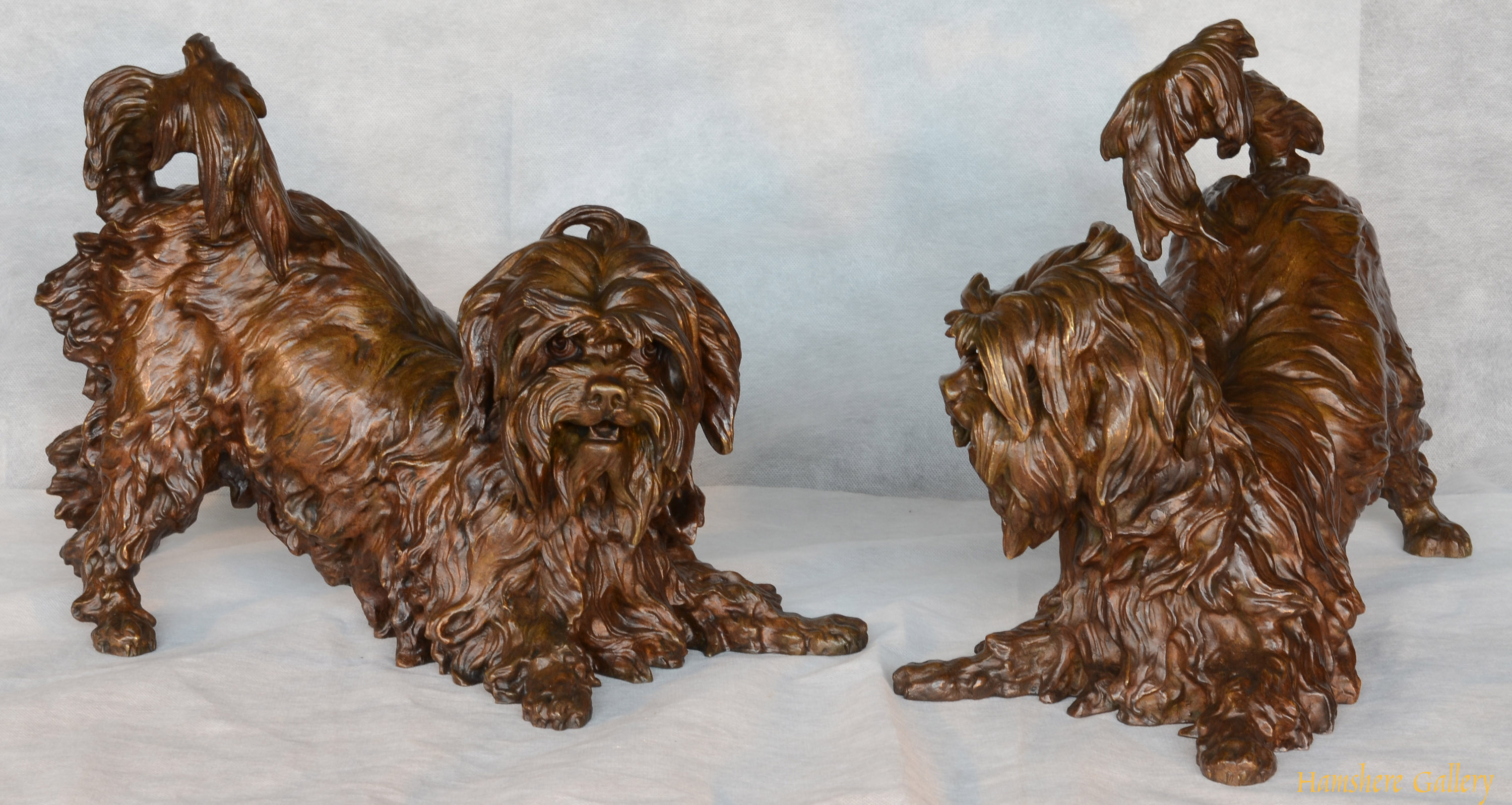 Click for larger image: Maltese bronze by Giovita Lombardi - Maltese bronze by Giovita Lombardi