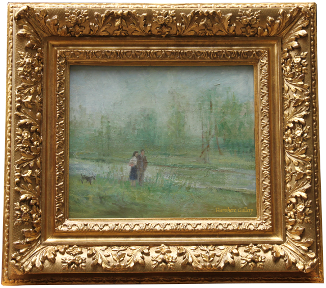 Click for larger image: A walk by the river by Elinor Bellingham-Smith - A walk by the river by Elinor Bellingham-Smith