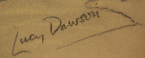 Click for larger image:  - A Scottish Terrier pastel of Jamie and Sporrie by Lucy Dawson