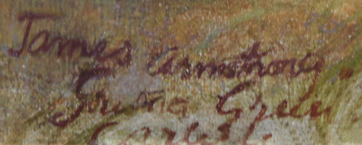 Click for larger image: Oil on canvas of the celebrated Greyhound 