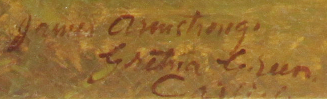 Click for larger image: Oil on canvas of the celebrated Greyhound 