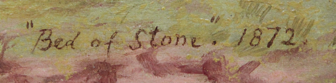 Click for larger image: Oil on canvas of the celebrated Greyhound 