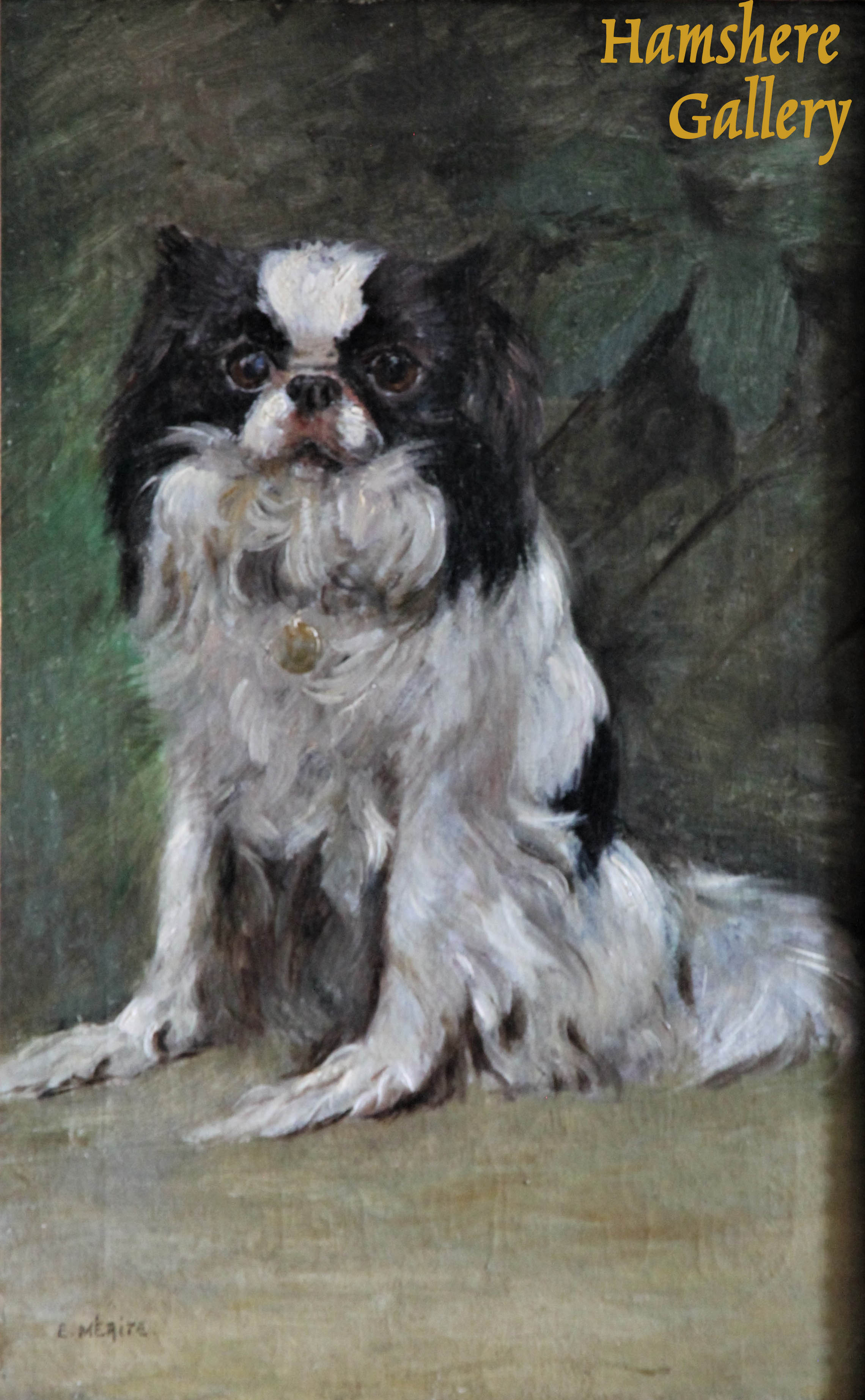 Click to see full size: Japanese Chin by Edouard Paul Merite 