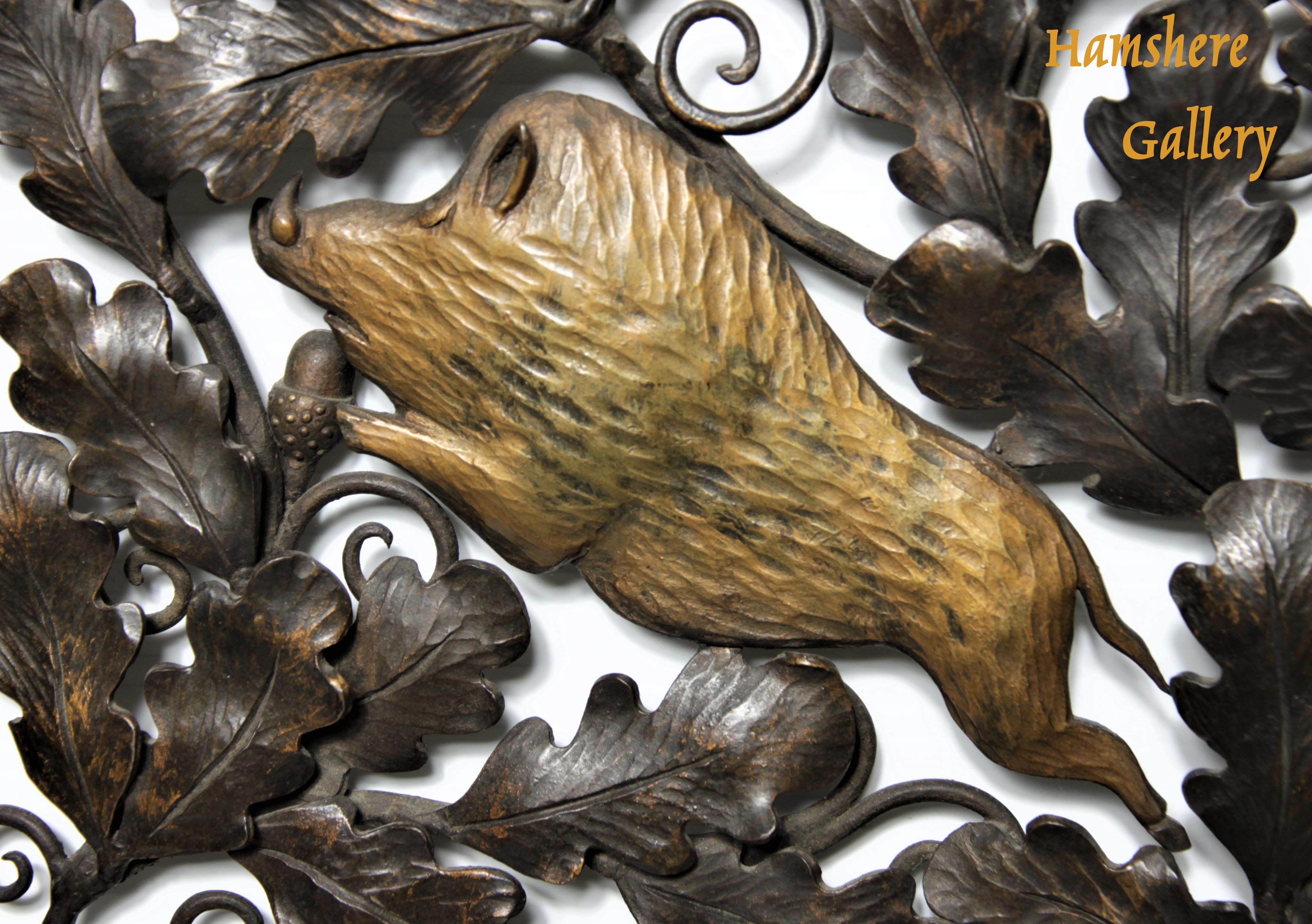 Click for larger image: â€œLa Foretâ€ wrought iron fire screen by Edgar William Brandt (French, 1880 - 1960) - â€œLa Foretâ€ wrought iron fire screen by Edgar William Brandt (French, 1880 - 1960)