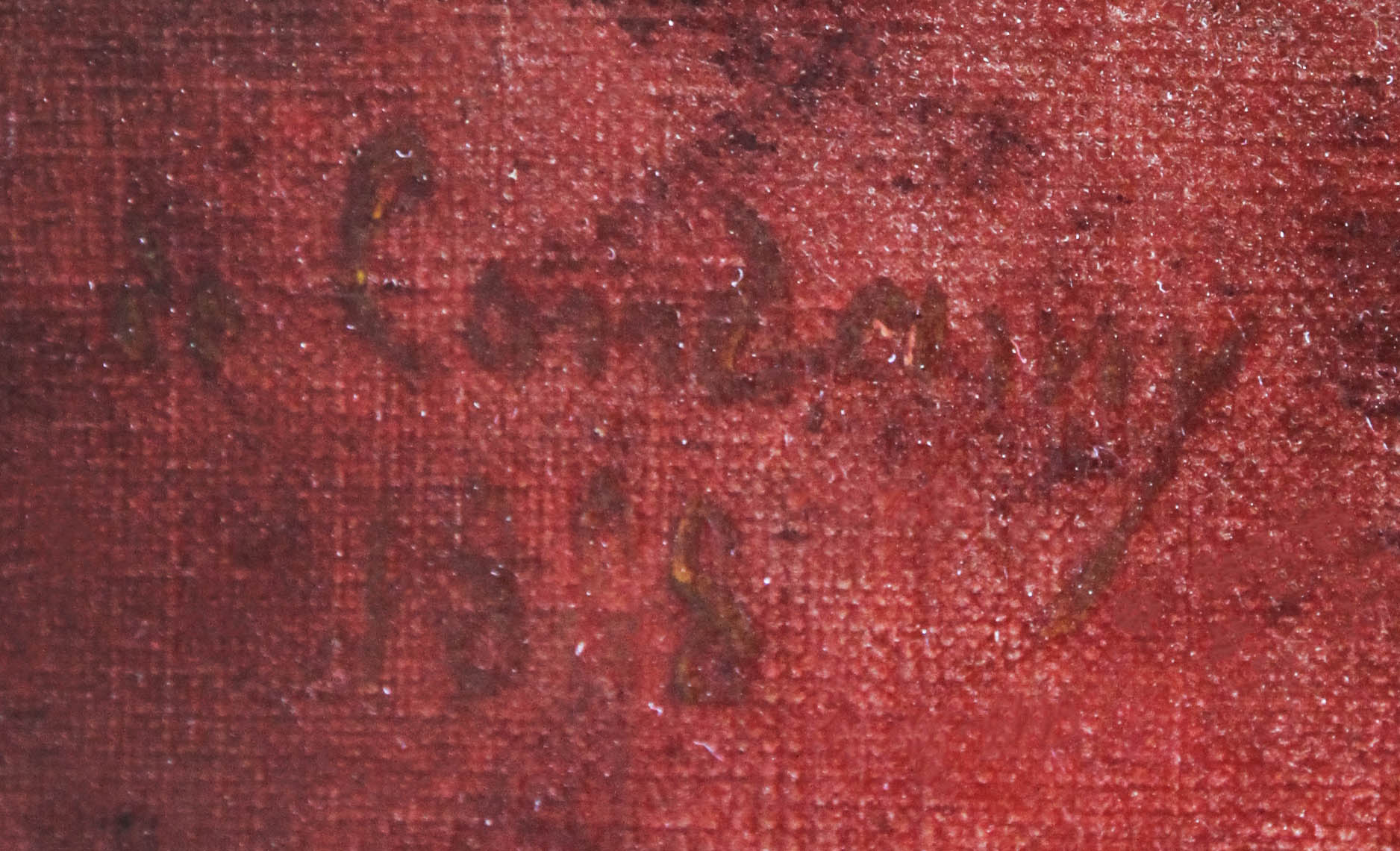 Click for larger image: An oil of â€œJonyâ€a Yorkshire Terrier by Charles Cesar Ferdinand de Condamy (French, 1855-1913) - An oil of â€œJonyâ€a Yorkshire Terrier by Charles Cesar Ferdinand de Condamy (French, 1855-1913)